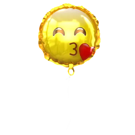 Baiser un ballon emoji  3D Icon