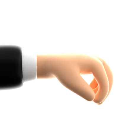 Geste de la main baissée  3D Icon