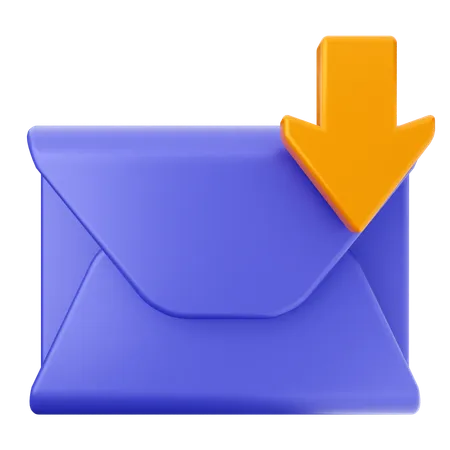 Baixar mensagem de e-mail  3D Icon