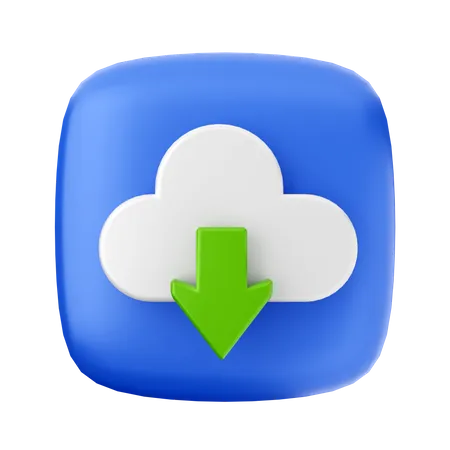 Download na nuvem  3D Icon