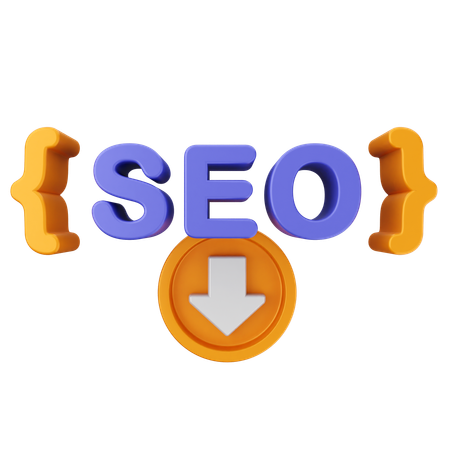 Baixar seo  3D Icon