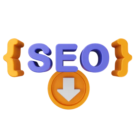 Baixar seo  3D Icon