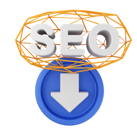 Baixar seo  3D Icon