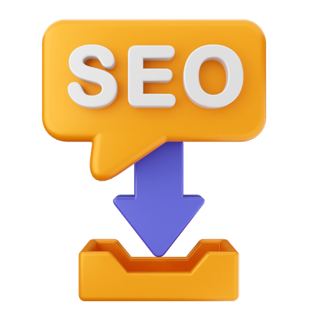 Baixar seo  3D Icon