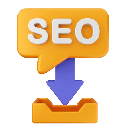 Baixar seo  3D Icon