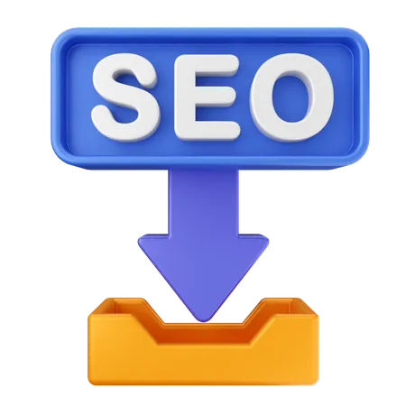 Baixar seo  3D Icon