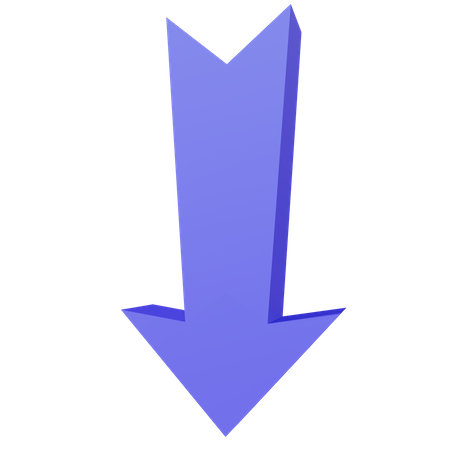 Baixar seta  Ícone 3D