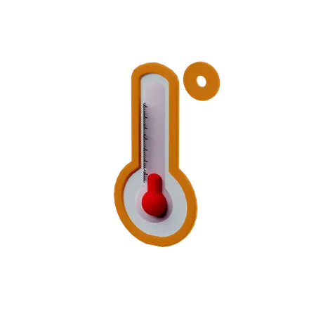 Baja temperatura  3D Illustration