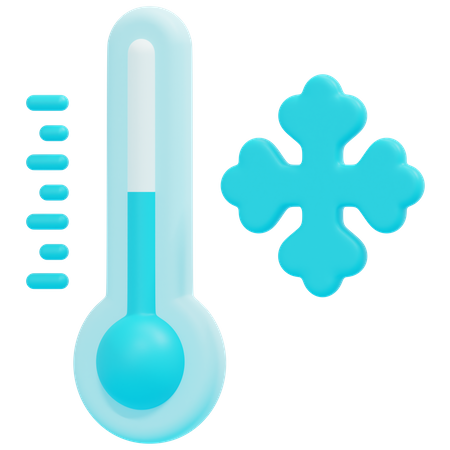 Baja temperatura  3D Icon