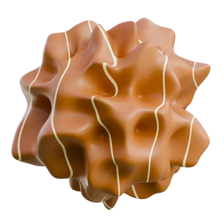 Baked Sweet Potato With Honey Drizzle  3D Icon