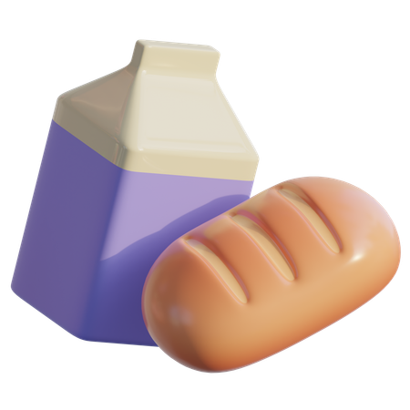 Bakery And Dairy  3D Icon