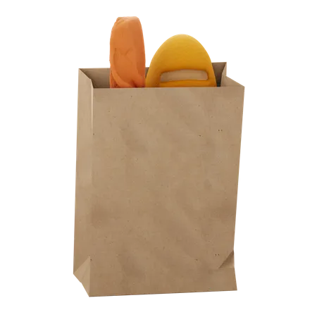 Bakery Bag  3D Icon