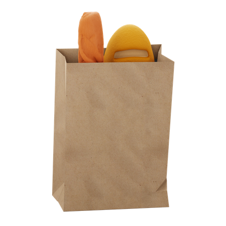 Bakery Bag  3D Icon