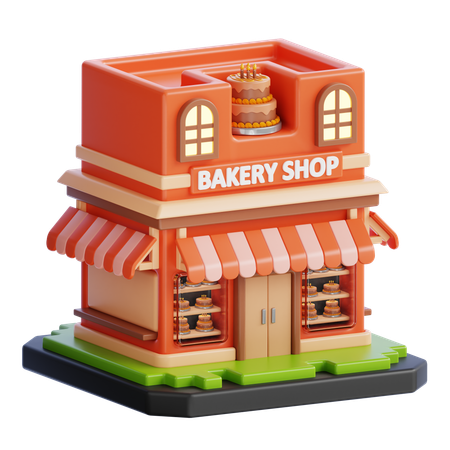 BAKERY BUILDING  3D Icon