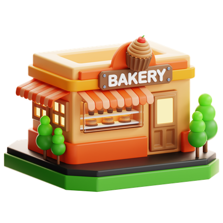 Bakery Shop  3D Icon