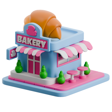 Bakery Shop  3D Icon