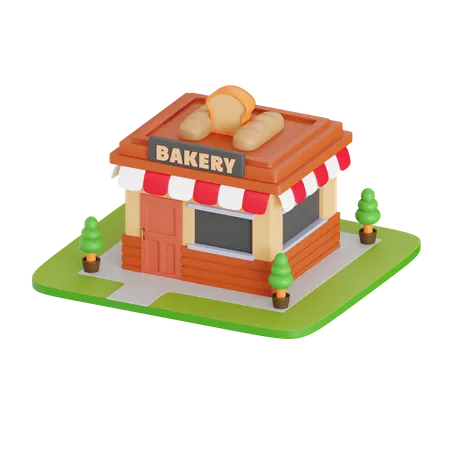 Bakery Shop  3D Icon