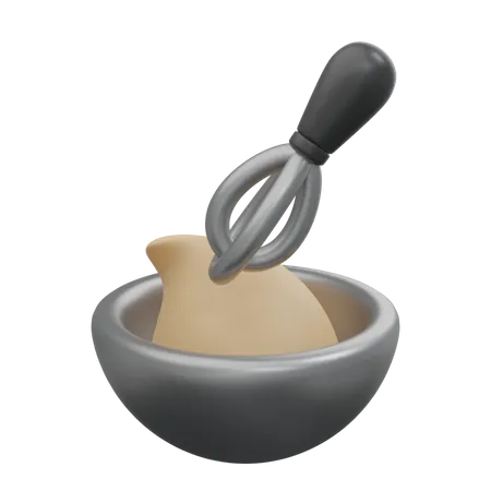 Baking Beater Dough  3D Icon