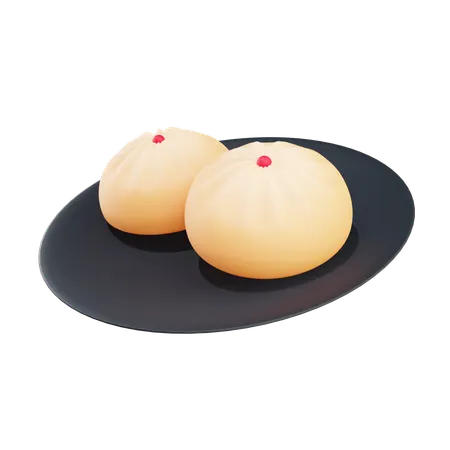 Petit pain à la viande  3D Icon