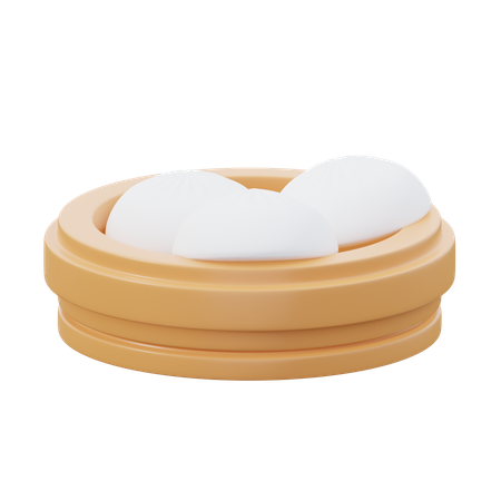 Bakpao  3D Icon