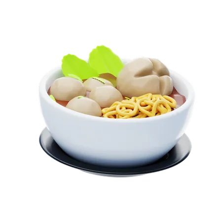 Bakso  3D Icon