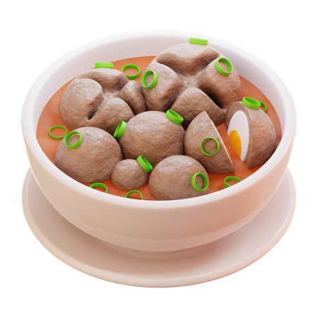 BAKSO  3D Icon