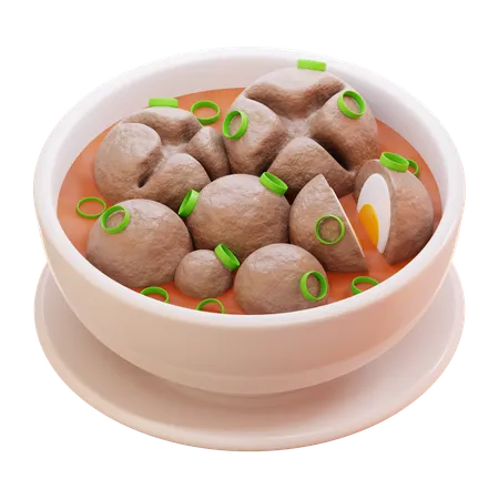 BAKSO  3D Icon