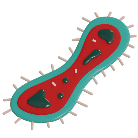 Bakterien  3D Icon