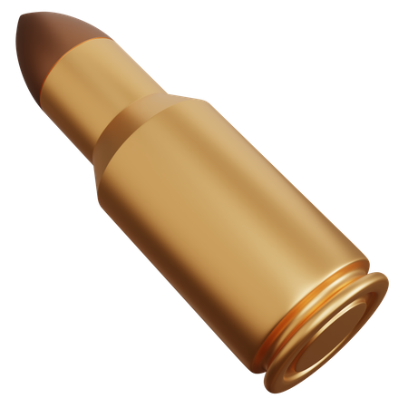 Una bala de arma  3D Icon