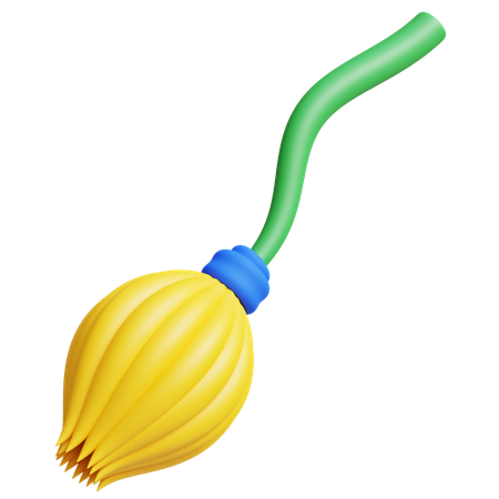 Balai de sorcière  3D Icon