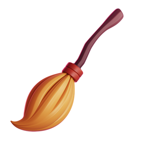 Balai de sorcière  3D Icon