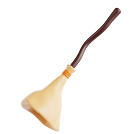 Balai de sorcière  3D Icon