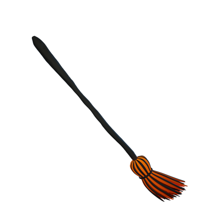 Balai de sorcière  3D Icon