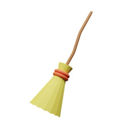 Balai de sorcière  3D Icon