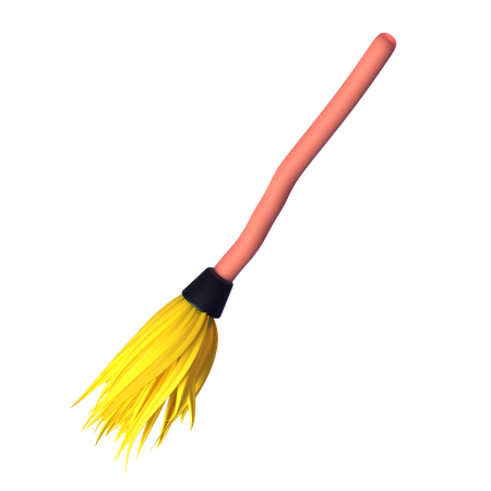 Balai de sorcière  3D Icon
