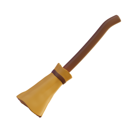 Balai de sorcière  3D Icon