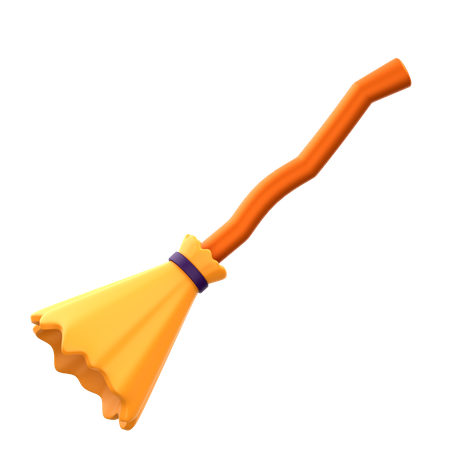 Balai de sorcière  3D Icon