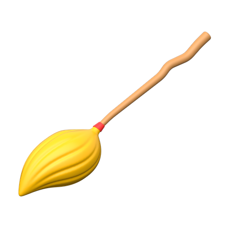 Balai de sorcière  3D Icon