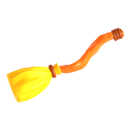 Balai magique  3D Icon