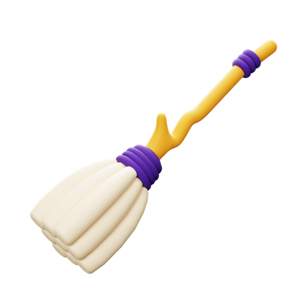 Balai volant  3D Icon