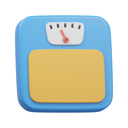 Escala de peso  3D Icon