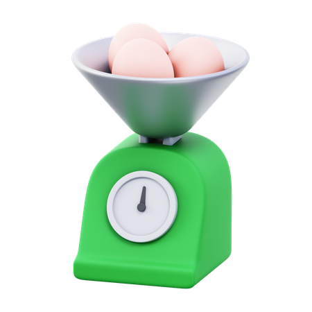 Balança de peso  3D Icon