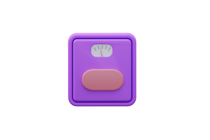 Escala de peso  3D Icon