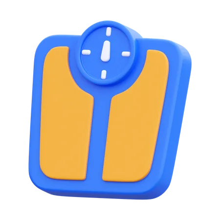 Escala de peso  3D Icon