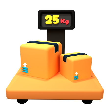 Escala de peso  3D Icon