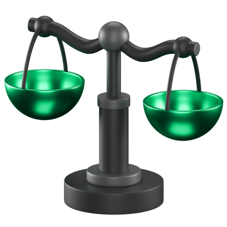Escala de equilíbrio  3D Icon