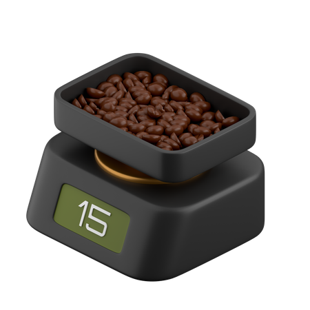 Balança de café  3D Icon