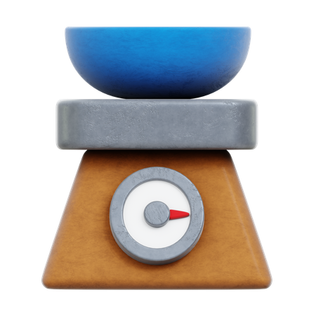 Balança de cozinha  3D Icon