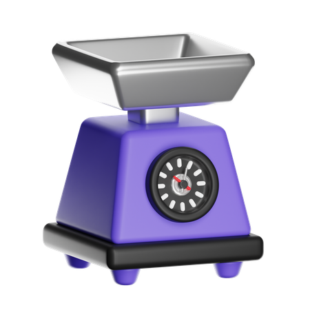 Balança de cozinha  3D Icon
