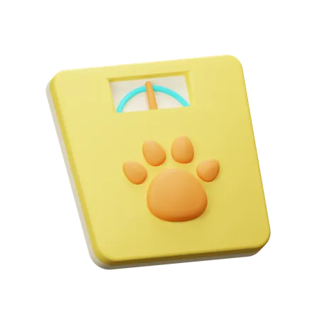 Balança para animais de estimação  3D Icon